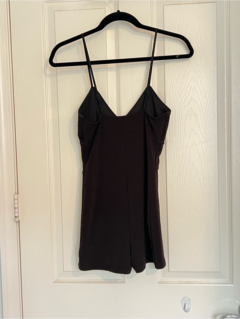 Spaghetti Strap Black Romper - Picture 2 of 4